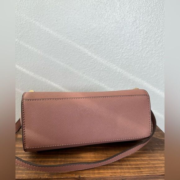 NWOT **Michael Kors Medium Stud Selma Messenger Cross Body Dusty Rose - Picture 7 of 10